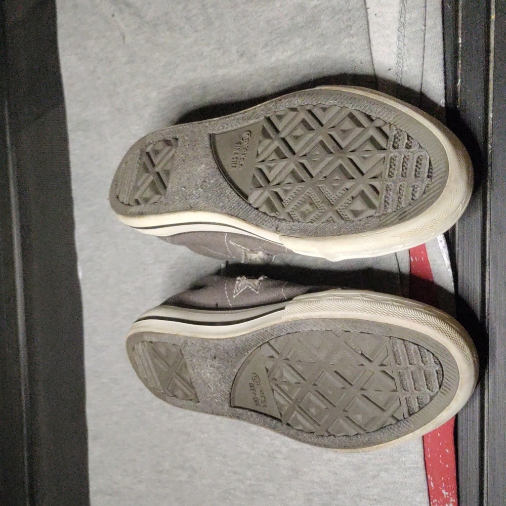 Converse one star Junior size 5 gray and white sneakers - Picture 5 of 6